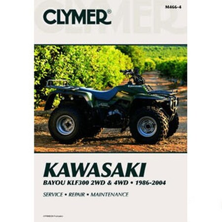 Aftermarket Clymer ATV Manual Fits Kawasaki A-M466-4-AI